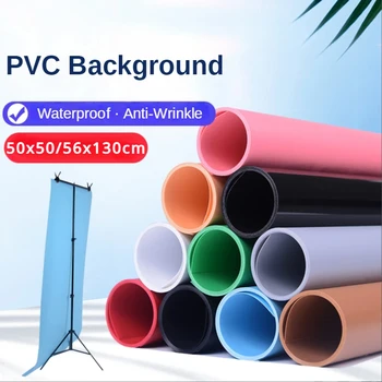 56x130cm PVC-Hintergründe für Fotografen Fotostudio Produktfotografie Requisiten Schwarz-Weiß Fotohintergrund