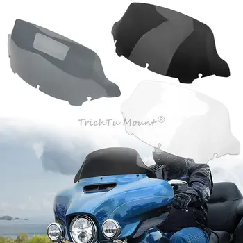 10,5 Zoll Motorrad Windschutzscheibe Verkleidung Windschutzscheibe Windabweiser für Harley Touring Electra