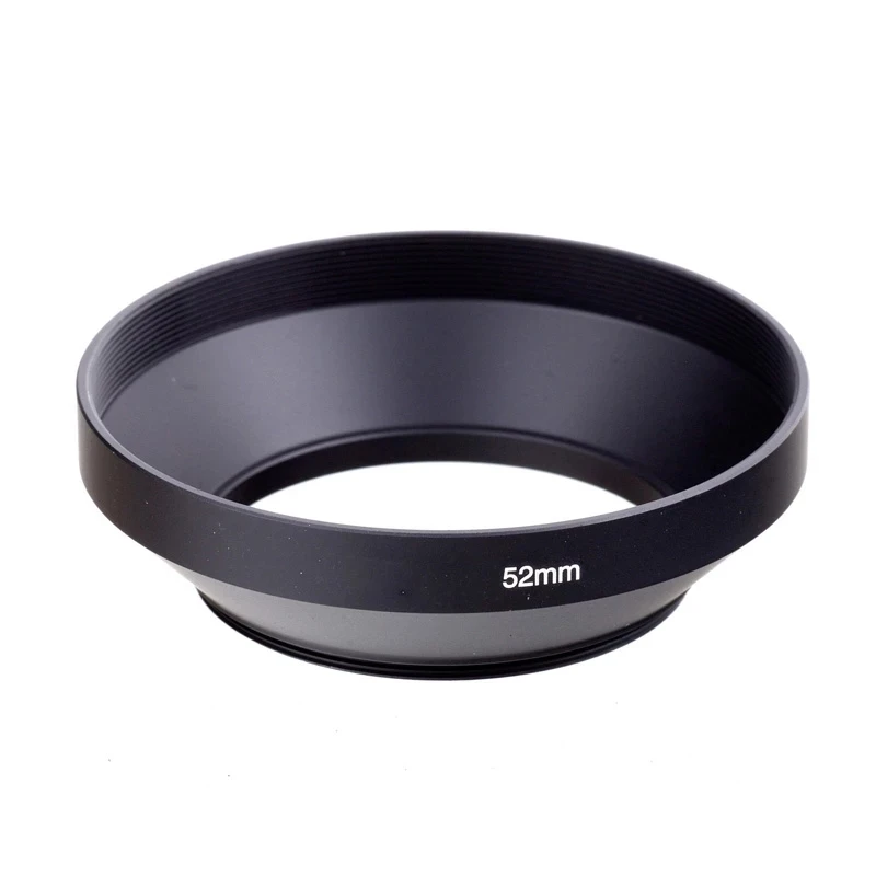 Metall-Gegenlichtblende Weitwinkel 49mm 52mm 58mm 55mm 62mm 67mm 72mm 77mm 82mm Kamera-Gegenlichtblende für Canon Nikon