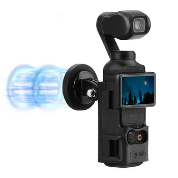 Halterung für DJI Osmo Pocket 3: Magnethalterung, Magnethalterung, Erweiterungsadapterhalterung mit Kaltschuh im Auto, Geländer