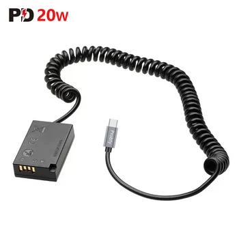 DR-E18 Typ USB C LP-E17 Dummy Batterie DC Power AC Adapter Für Canon EOS R10 RP 200D 250D 750D 760D 77D 800D 850D 8000D