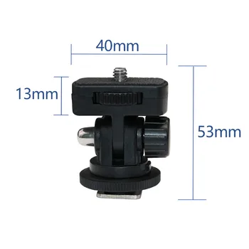 Universal Kamera Flash Hot Shoe Mount Adapter Telefon Stativ Halter Clip Kalten Schuh für DSLR Canon Nikon Sony