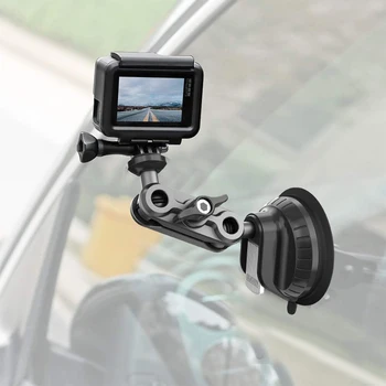 Halterung für Insta360 X4, X3: Leistungsstarke Saugnapf-Autohalterung für X2, Armaturenbrett-Schnellverschluss-Halterung