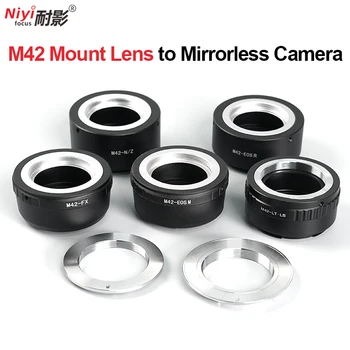 M42 Objektiv Adapter Kamera Objektiv Konverter Adapter Ring für M42 Mount Objektiv zu Sony E Nikon Z NIkon F