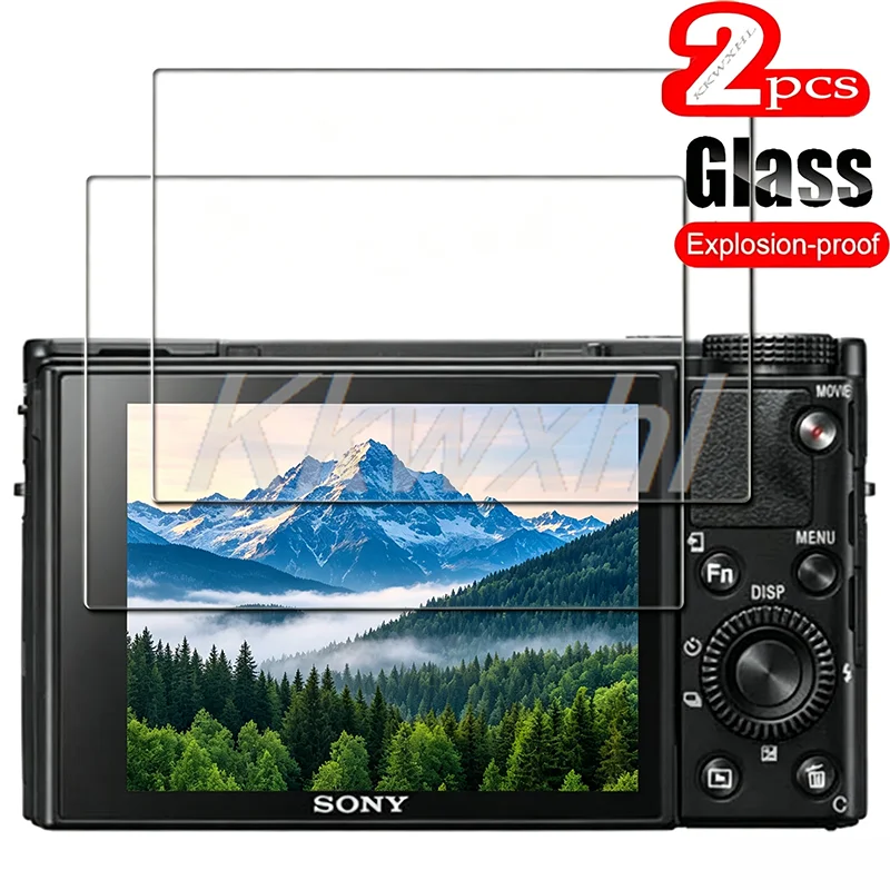 Displayschutz für Sony A6400: 2 Stück Panzerglas Displayschutzfolie