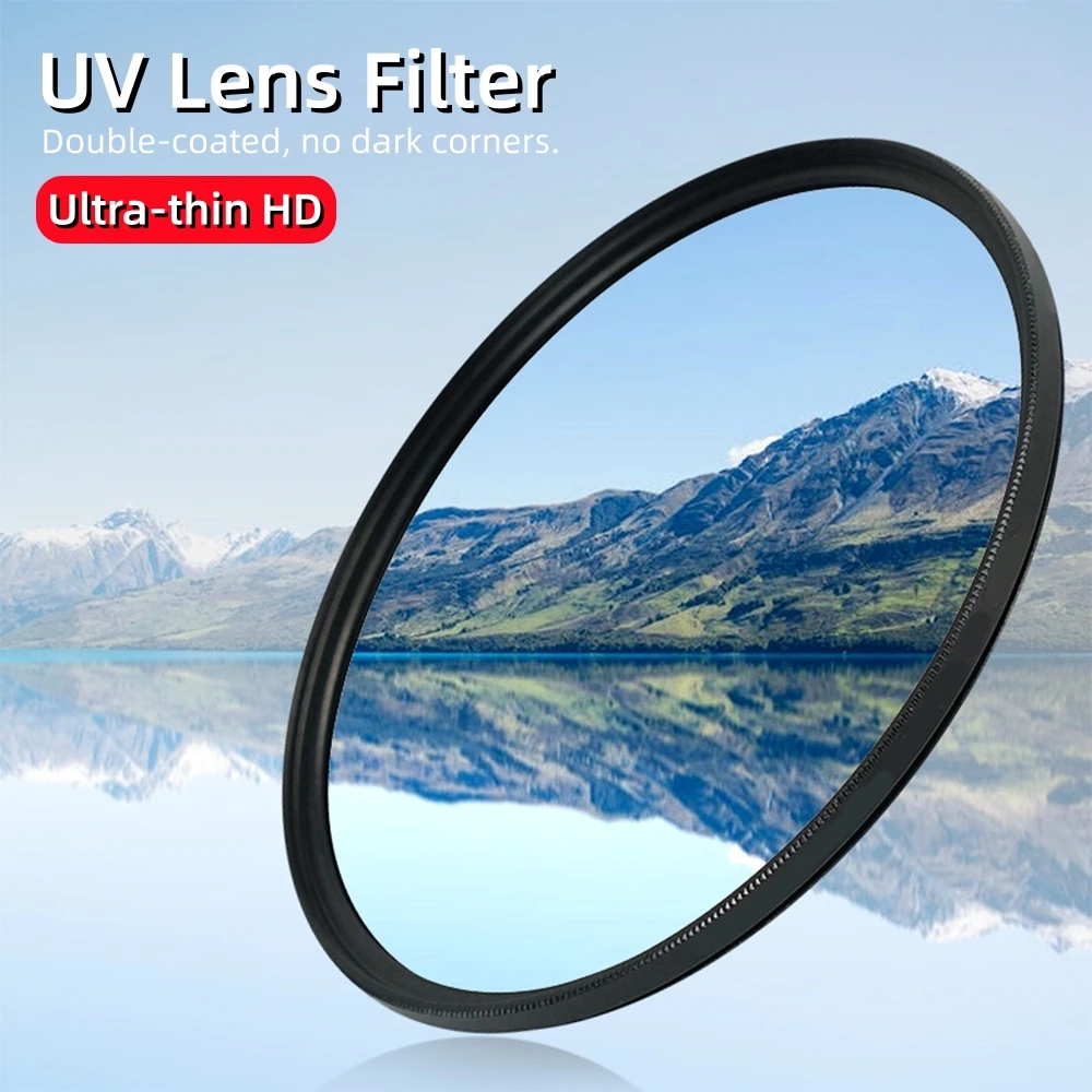 Universeller UV-Filter 40,5mm 43mm 46mm 49mm 52mm 55mm 58mm 62mm 67mm 72mm 77mm 82mm Objektivschutz für Canon Nikon