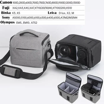 DSLR-Tasche, Handtaschen, Nylon-Umhängetasche, Kameratasche, tragbar, für Fotografen, für Sony, Nikon, Canon