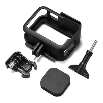 Rahmen für GoPro HERO13 Black, HERO12 Black, HERO11 Black: Zubehör Schutzrahmen Fall Camcorder Gehäuse Fall 10 Schwarz Action