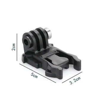 Halterung für GoPro HERO13 Black, DJI Osmo Action 5 Pro, Insta360 X5: 12 Zubehör Quick Release Schnalle L Basis Montieren Fix Lange anti-drop stecker