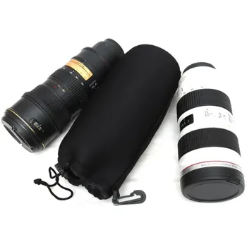 Kameraobjektiv-Tasche, wasserdicht, Videoobjektiv, weicher Schutzbeutel mit Kordelzug für Canon, Sony, Nikon