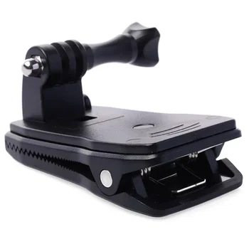 360 ° dreh Hut Gürtel Rucksack Clip Kamera Zubehör Clamp Halterung für Gopro Hero 4 Sitzung/4/3 +/hero 3/ 2