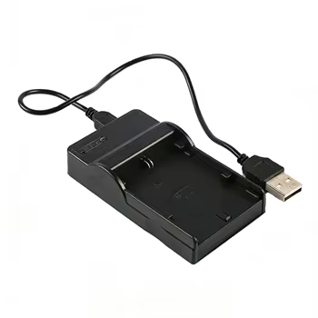 Ladegerät für Sony A6400, A6100, ZV-E10 u. a.: USB--Akkuladegerät NP-FM55H NP-FM500H NP-F550 NP-FP50 NP-FH50 NP-FV50 NP-FW50 NP-BG1 NP-BN1 NP-BX1