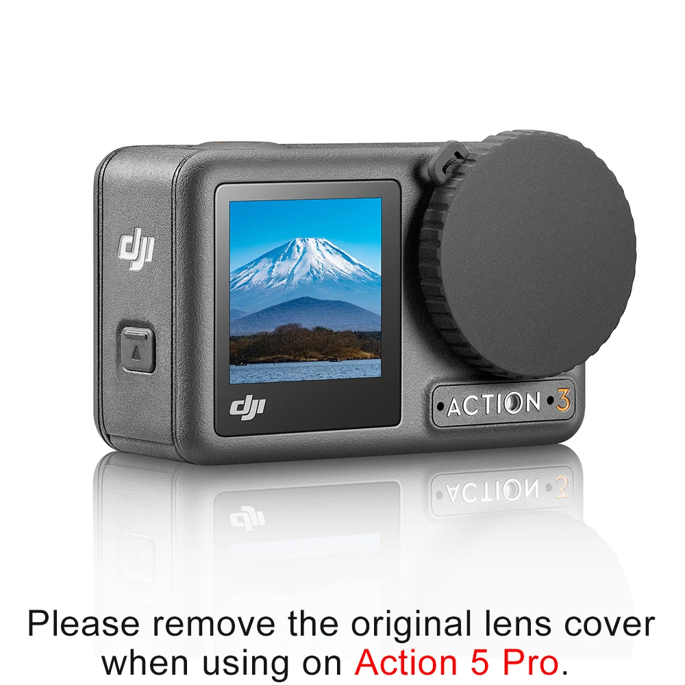 Schutz für DJI Osmo Action 5 Pro: Screen Protector Gehärtetes Glas Film Objektiv Abdeckung Kappe Tasche Fall für 5Pro Zubehör
