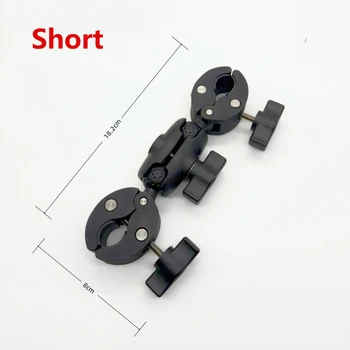 Doppelte Super-Klemme Kamerahalterung Magic Socket Armhalterung für Regenschirmstange Monitor Fotografie Reflektor