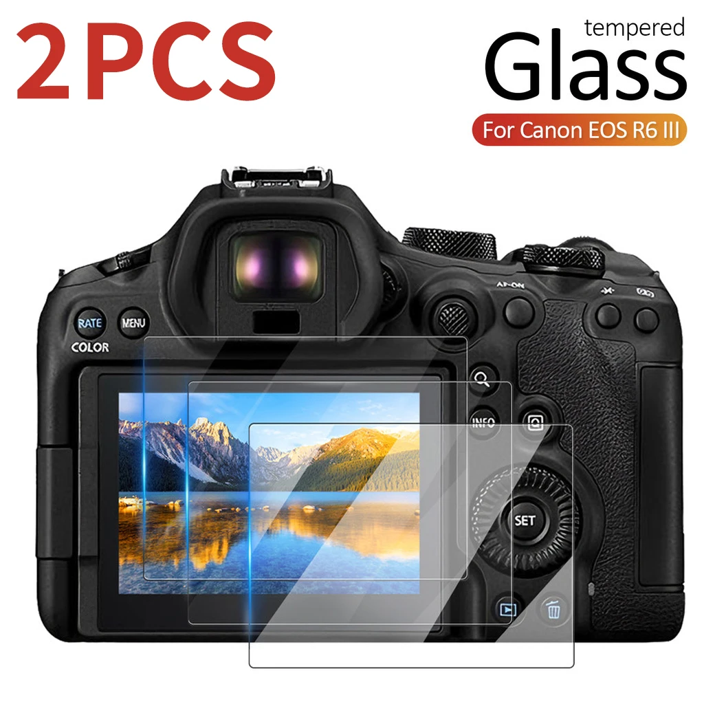 Displayschutz für Canon EOS RP: 2 Stück 9H Gehärtetes Glas R R50V Kratzfester -LCD-Bildschirmschutz