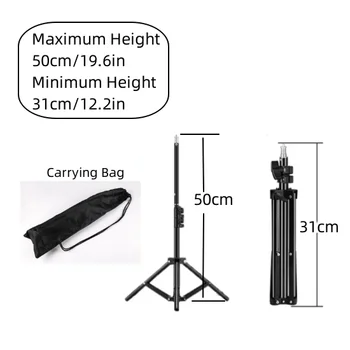 RP01-B Hochleistungs-Lichtstativ aus Metalllegierung, 160 cm, Stativ für Fotostudio, Softbox, Videoblitz, Reflektor, Beleuchtung, Hintergrundständer