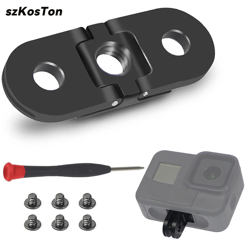 Halterung für GoPro HERO13 Black, HERO12 Black, HERO11 Black: Metall Stativ Mount Adapter Basis Action Kamera '' Loch Stativ einbeinstativ Adapter Zubehör