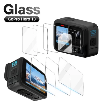 Displayschutz für GoPro HERO13 Black: 9H-Härteglas, Bildschirm + Objektivschutz, klares Ultra-HD-Zubehör aus