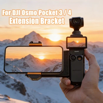 Halterung für DJI Osmo Pocket 3: Telefon-Erweiterungshalterung Handhalterung /4 Griffadapter -Zubehör