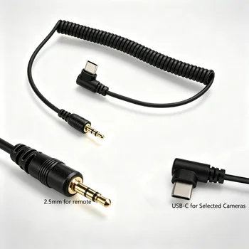 2,5mm zu USB-C Fernauslöser-Kabel S10 für Sony ZV-E1, A6700, A7C II, A7CR, ZV-E10 II, A7M5/A7V, A7RM6/A7RVI