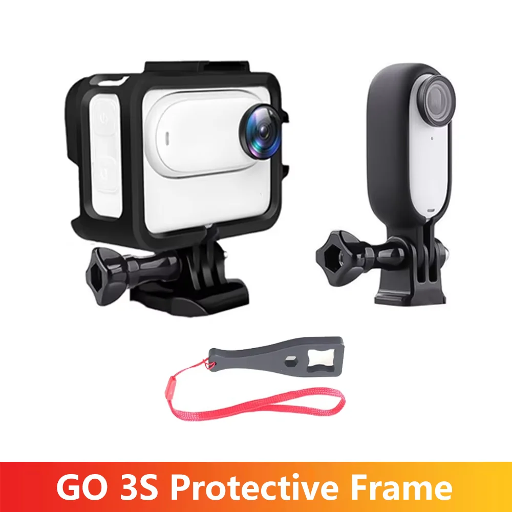 Rahmen für Insta360 GO 3S: Schutzrahmen Gehäuse Fall Käfig Action Kamera Zubehör