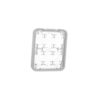 Transparentes Speicher karten gehäuse wasserfeste Anti-Schock-Speicher karten halter abdeckung für 8-fach micro sd sdxc