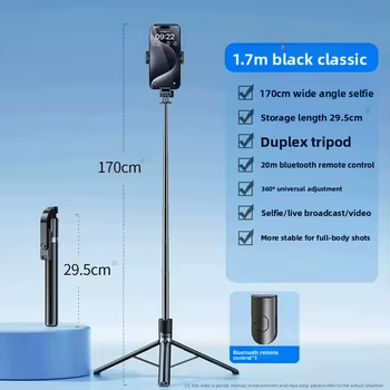 Handy-Stativ Selfie-Stick Leichtes Aluminiumlegierungs-Stativ mit Flexiblen Beinen 360° ° Drehkopf für Fotografie und Video R
