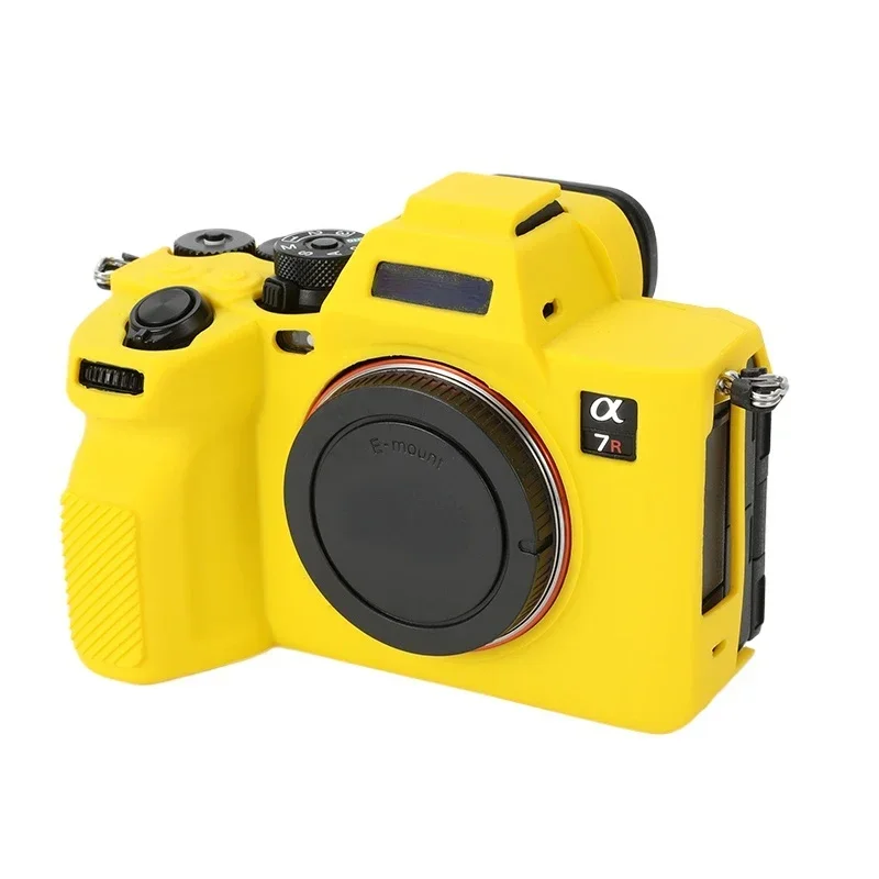 Silikonhülle für Sony A7R V: Weiche Silikon Gummi Kamera Schutzhülle Körper Fall Abdeckung ILCE-7M5 Kamera Tasche