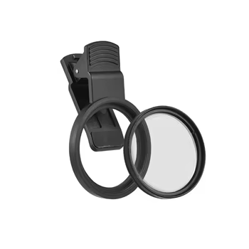 52 mm Clip-On-CPL-Telefonkamera-Objektivfilter, ultradünner kreisförmiger Polarisationsfilter, verbessert die Farbsättigung, reduziert Blendung