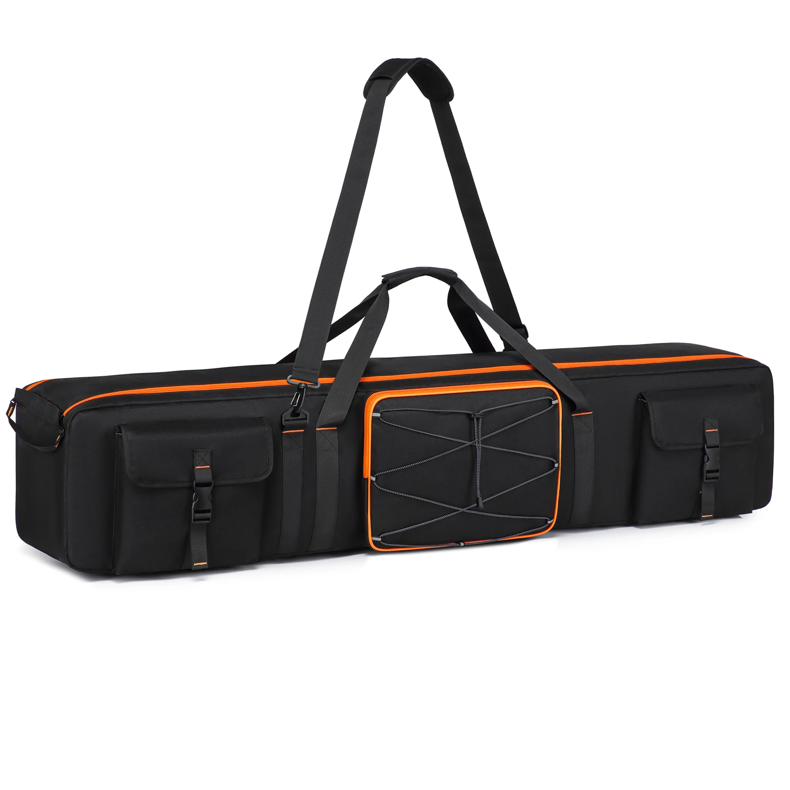 126 cm Stativtasche für Fotografie-Lichtstative, Hintergrund-Schirme, langlebig, gepolstert, mit Reißverschluss