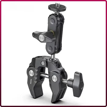 U-lanzi R094 Metall-Superklemme mit Doppelkugelkopf, magische Armklemme mit 1/4 Zoll 3/8 Zoll Loch