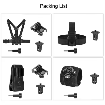 Handschlaufe für Insta360 X5, X4, X3: Zubehör-Set, Brustmontage, Kopfgurt, Rucksack-Clip-Halter, Handschlaufe für Zubehör