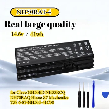 NH50BAT-4 Laptop-Akku 14,6 V 41 Wh für Clevo NH50ED NH55RCQ NH70RAQ Hasee Z7 Machenike T58 6-87-NH50S-41C00