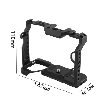 Cage für Sony A7 IV: M3 R3R2 /A1Kamera Käfig rig Mit Arca Swiss Slot "3/8" Schraube Für Unterstützung Horizontale