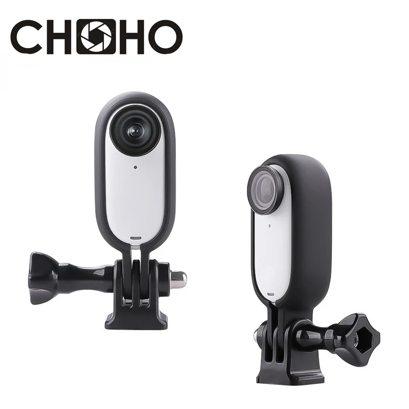 Halterung für Insta360 GO 3S: GO3 Zubehör Rahmen Shell Verlängern Fall + Stativ Adapter + Lange Schraube Proptector go3