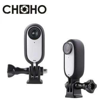 Halterung für Insta360 GO 3S: GO3 Zubehör Rahmen Shell Verlängern Fall + Stativ Adapter + Lange Schraube