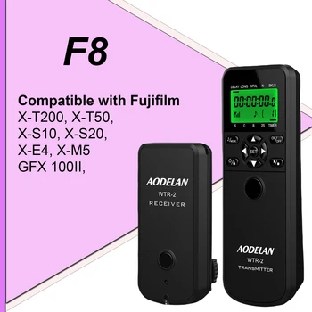 Wireless WTR-2 Kamera Timer Shutter Release Zeitraffer Intervalometer Fernbedienung für Canon Sony Nikon Glühbirne