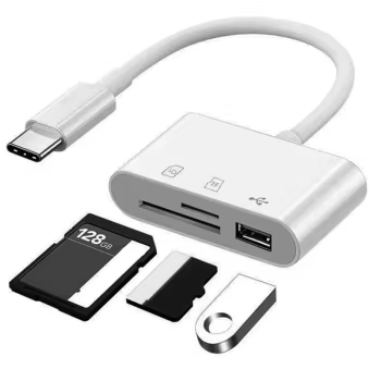 Typ-C Adapter TF SD Speicherkartenleser OTG Schreiber Compact Flash USB-C für iPad Pro Huawei Macbook Samsung Xiaomi Kartenleser