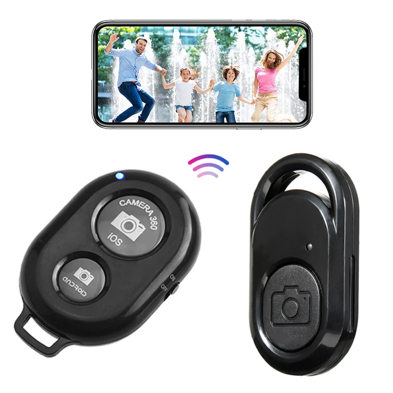 Bluetooth-kompatibel Fernauslöser Telefon Stativ Selfie Stick Fernbedienung Auslöser Kamera Controller für Selfie