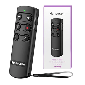 Hanpusen RMT-P1BTA Kamera-Fernbedienung, kabelloser Auslöser, Fotografieren und Videos für Sony ZV-1F, A7RV, A7IV