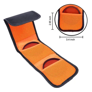 3 Taschen Objektiv Filter Tasche Kamera Objektiv Filter Beutel Für 82mm ND UV CPL Kamera Objektiv Filter