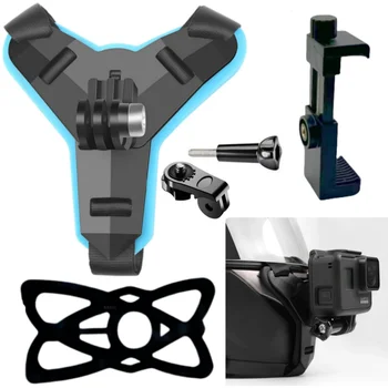 Halterung für GoPro HERO12 Black: Motorrad Helm Telefon Ständer Halterung Für Action Sport Kamera Halter