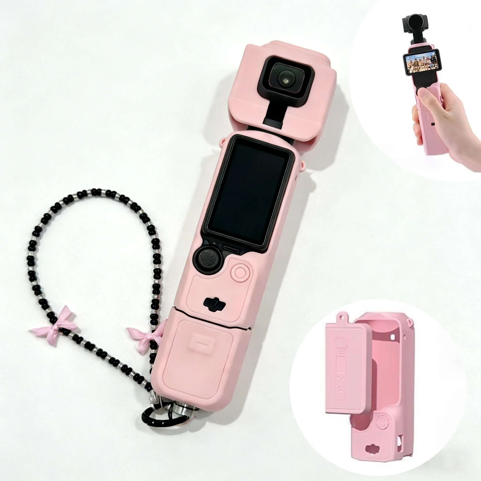Schutzhülle für DJI Osmo Pocket 3: Silikonhülle, Action--Schutzhülle, kratzfest, P3--Zubehör