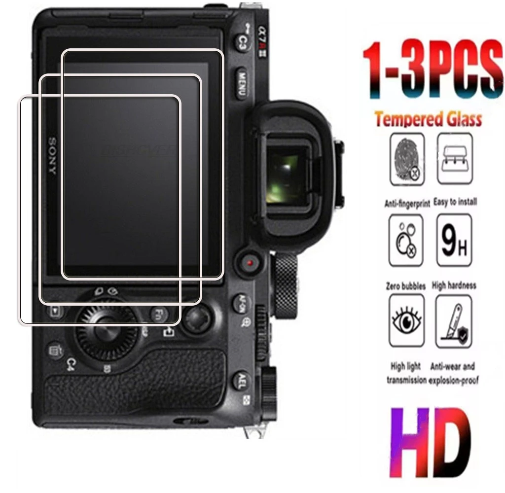 Displayschutz für Sony A7 IV: 1-3PCS 9H gehärtetes Glas Displayschutzfolie
