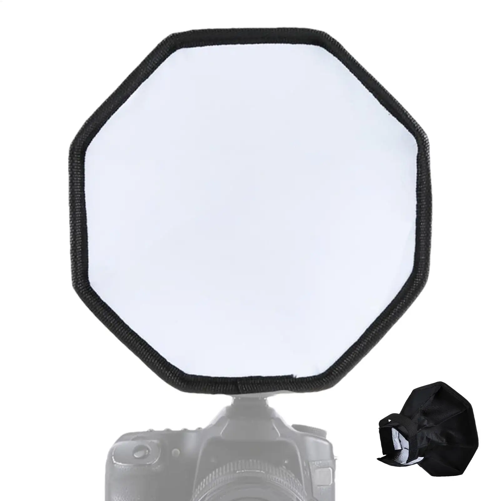 30 cm Taschenlampen-Diffusor, tragbar, universelle Blitz-Taschenlampe, Softbox-Diffusor für externes Speedlite
