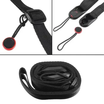 Kameragurt, verstellbare Handschlaufe, abnehmbare Schlüsselbänder, Umhängebänder, solides Schlüsselband mit Anhänger, Luxus-Accessoires, schwarzes Kettenseil