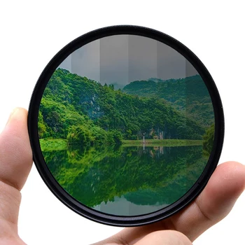 Variabler ND-Filter für Kamera, einstellbarer Neutraldichte-Objektivfilter (ND2-ND400) - 37, 40,5, 43, 46, 49