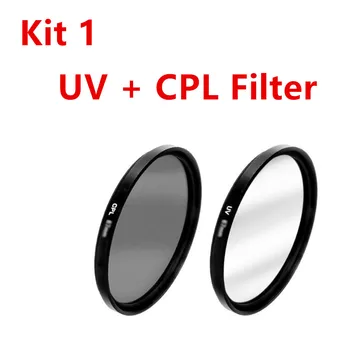 Filterlinse UV FLD CPL Polarisierend ND ND2 ND4 ND8 Star 6 Gelb Grad Grau Reinigungsset 37 40,5 43 46 49 52 58 62 67 72