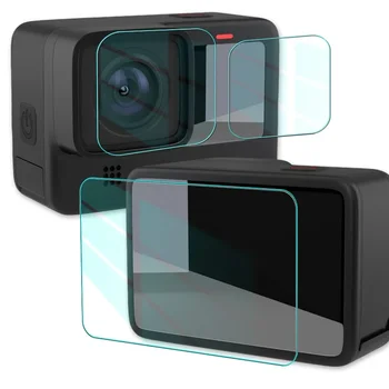 Displayschutz für GoPro HERO13 Black: 1-9 Stück HD-Displays chutz folie aus gehärtetem Glas schwarze Kamera linse Schutz folie vorne