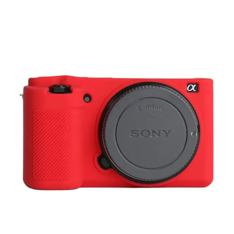 Silikonhülle für Sony ZV-E10: Weiche Silikon Kamera Fall Glatte Schutz Digitale Silikon Komfortable Gefühl Kamera Fall